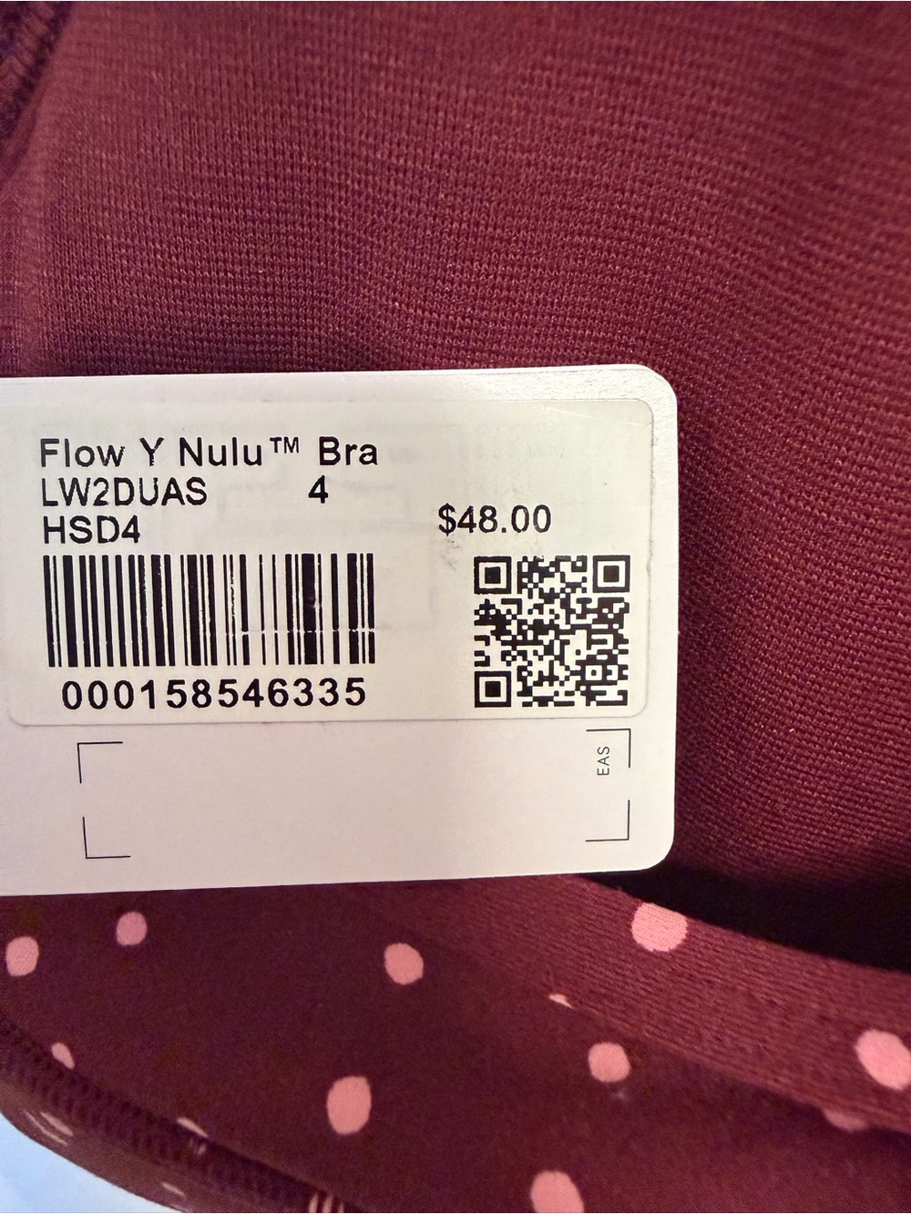 New with tags Lululemon Hearts Flow Y Nulu brew - Picture 3 of 3
